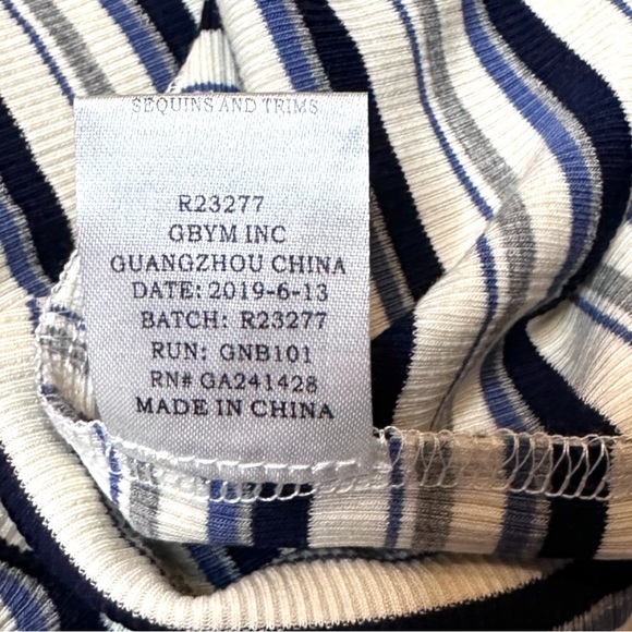 ๐HOST PICK๐NWT Truly Me Girls By Sara Sara Stripped Ruffle Sleeve Dress. 10 - Picture 12 of 12